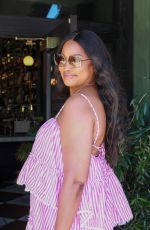 GARCELLE BEAUVAIS Out for Lunch with her Dating Coach in Sherman Oaks 07/07/2021