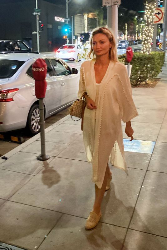 GIA SKOVA Out in Beverly Hills 07/17/2021