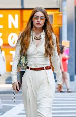 GIGI HADID Out and About in New York 07/15/2021