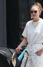 GIGI HADID Out with Her Baby in New York 07/28/2021