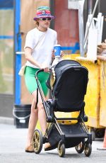 GIGI HADID Out with Her Baby Khia in New York 07/29/2021