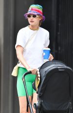 GIGI HADID Out with Her Baby Khia in New York 07/29/2021