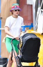 GIGI HADID Out with Her Baby Khia in New York 07/29/2021