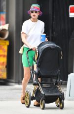 GIGI HADID Out with Her Baby Khia in New York 07/29/2021