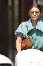 GIGI HADID Out with Her Daughter Khai in New York 07/16/2021