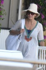GINA GERSHON at Hotel Regina in Ischia 07/20/2021