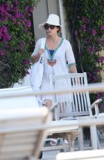 GINA GERSHON at Hotel Regina in Ischia 07/20/2021