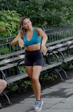 GINA RODRIGUEZ on the Set of a Untitled Movie in New York 07/27/2021
