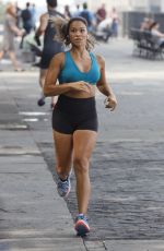 GINA RODRIGUEZ on the Set of a Untitled Movie in New York 07/27/2021
