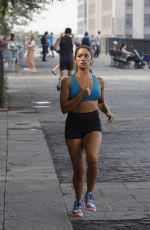 GINA RODRIGUEZ on the Set of a Untitled Movie in New York 07/27/2021