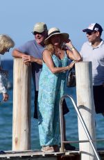 GOLDIE HAWN and Kurt Russell Leaves Club 55 in St Tropez 07/05/2021