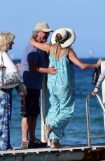 GOLDIE HAWN and Kurt Russell Leaves Club 55 in St Tropez 07/05/2021
