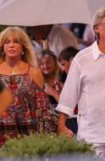 GOLDIE HAWN and Kurt Russell Out in Saint Tropez 07/10/2021