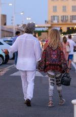 GOLDIE HAWN and Kurt Russell Out in Saint Tropez 07/10/2021