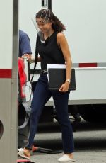 GUGU MBATHA RAW on the Set of Surface in Vancouver 07/01/2021