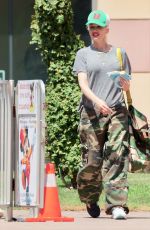 GWEN STEFANI Watched Their Sons Football Game in Los Angeles 07/25/2021