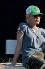GWEN STEFANI Watched Their Sons Football Game in Los Angeles 07/25/2021