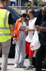 HAILEY and Justin BIEBER Departs from Mykonos 07/01/2021