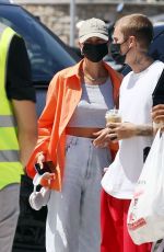 HAILEY and Justin BIEBER Departs from Mykonos 07/01/2021