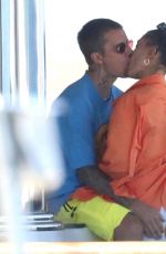 HAILEY and Justin BIEBER Out Kissing on the Greek island of Milos 06/28/2021