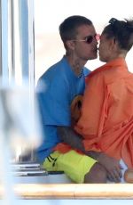 HAILEY and Justin BIEBER Out Kissing on the Greek island of Milos 06/28/2021