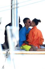 HAILEY and Justin BIEBER Out Kissing on the Greek island of Milos 06/28/2021