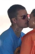 HAILEY and Justin BIEBER Out Kissing on the Greek island of Milos 06/28/2021
