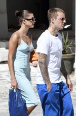 HAILEY and Justin BIEBER Out on Holiday to Mykonos 06/29/2021