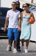 HAILEY and Justin BIEBER Out on Holiday to Mykonos 06/29/2021