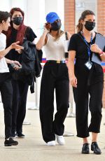 HAILEY BIEBER Arrives in Venice 07/14/2021