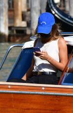 HAILEY BIEBER Arrives in Venice 07/14/2021