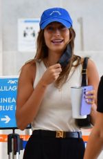 HAILEY BIEBER Arrives in Venice 07/14/2021