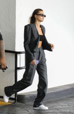 HAILEY BIEBER Leaves a Skin Care Clinic in Beverly Hills 07/02/2021