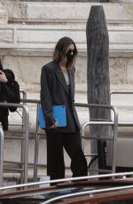 HAILEY BIEBER Leaves Amal Hotel in Venice 07/15/2021