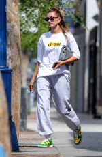 HAILEY BIEBER Leaves Voda Spa in West Hollywood 07/25/2021