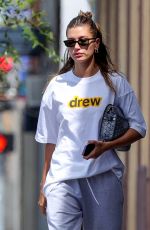 HAILEY BIEBER Leaves Voda Spa in West Hollywood 07/25/2021