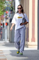 HAILEY BIEBER Leaves Voda Spa in West Hollywood 07/25/2021