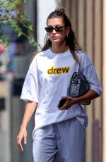 HAILEY BIEBER Leaves Voda Spa in West Hollywood 07/25/2021