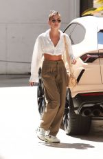 HAILEY BIEBER Out for a Meeting in Beverly Hills 07/01/2021