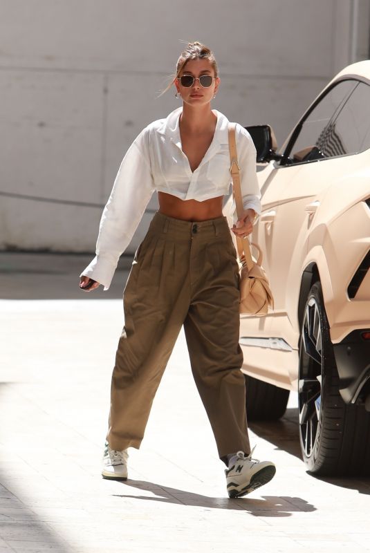 HAILEY BIEBER Out for a Meeting in Beverly Hills 07/01/2021