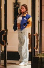 HAILEY BIEBER Out for Dinner at London Hotel in West Hollywood 07/07/2021