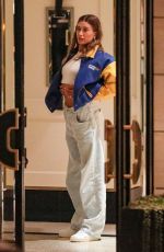 HAILEY BIEBER Out for Dinner at London Hotel in West Hollywood 07/07/2021