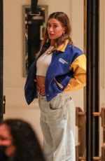 HAILEY BIEBER Out for Dinner at London Hotel in West Hollywood 07/07/2021