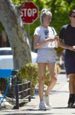 HAILEY CLAUSON Out for Breakfast in Los Angeles 07/21/2021