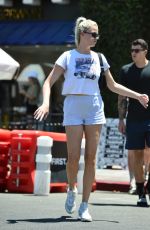 HAILEY CLAUSON Out for Breakfast in Los Angeles 07/21/2021