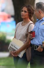 HALLE BERRY on the set of The Mothership in Norwood 07/20/2021