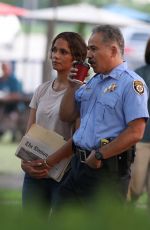 HALLE BERRY on the set of The Mothership in Norwood 07/20/2021