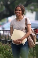 HALLE BERRY on the set of The Mothership in Norwood 07/20/2021