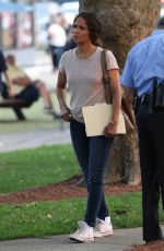 HALLE BERRY on the set of The Mothership in Norwood 07/20/2021