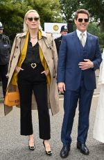 HAYLEY ATWELL, POM KLEMENTIEF and Tom Cruise at Wimbledon Championships in London 07/10/2021